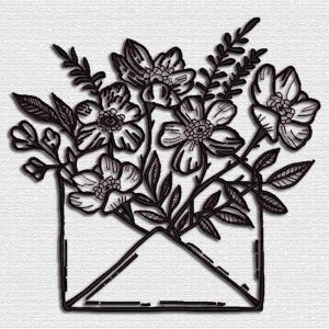 Flower Envelop Embroidery Designs shop.nkemb.com