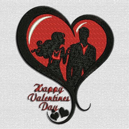 Happy Valentine Heart Embroidery Designs shop.nkemb.com