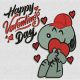 Happy Valentine Heart Embroidery Designs shop.nkemb.com