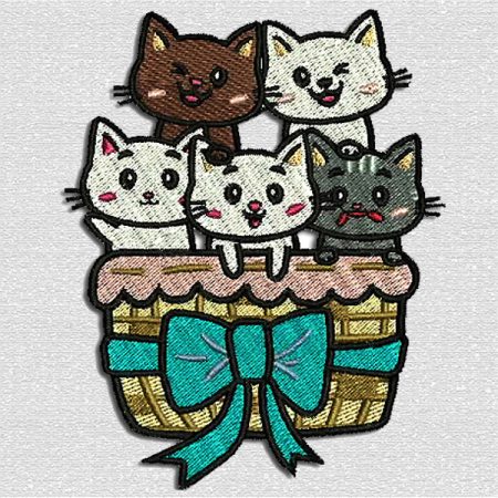 Kittens Family Bucket Animal shop.nkemb.com