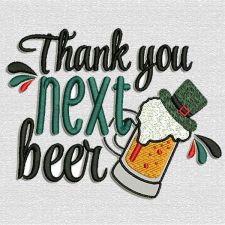 Thank You Next Bear Embroidery Designs www.nkemb.com