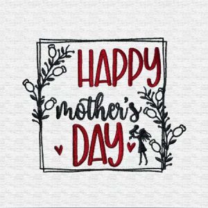 Mothers Day Frame Embroidery Designs shop.nkemb.com